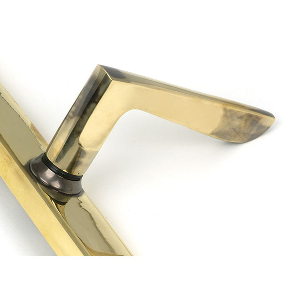 High quality images of the From The Anvil - Aged Brass Eaton Slimline Lever Espag. Lock Set | Sku. Anvil-52608 | available to order from Trade Door Handles, quick delivery at discounted prices.