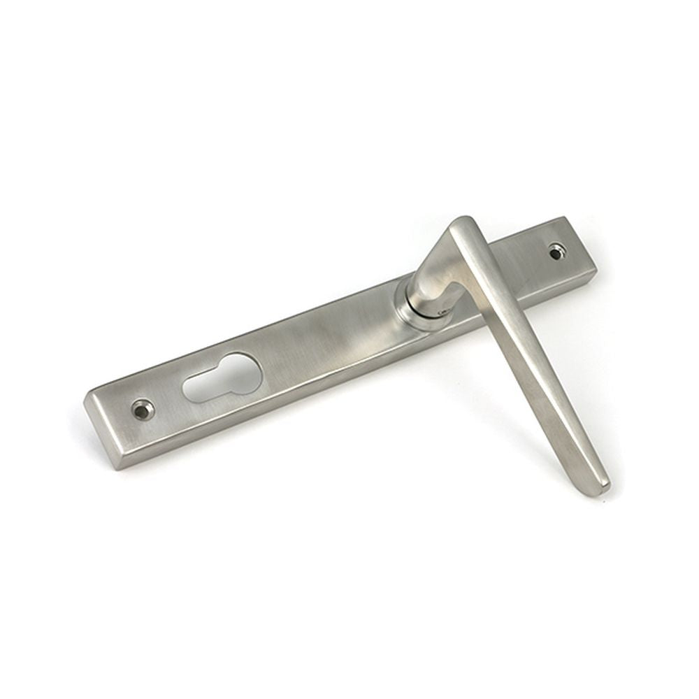 High quality images of the From The Anvil - Satin Marine SS (316) Eaton Slimline Lever Espag. Lock Set | Sku. Anvil-52610 | available to order from Trade Door Handles, quick delivery at discounted prices.