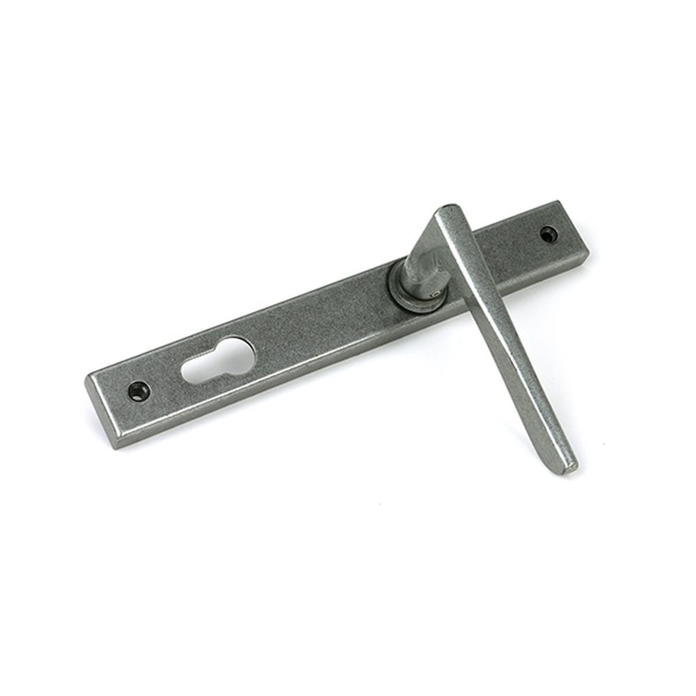 High quality images of the From The Anvil - Pewter Eaton Slimline Lever Espag. Lock Set | Sku. Anvil-52611 | available to order from Trade Door Handles, quick delivery at discounted prices.