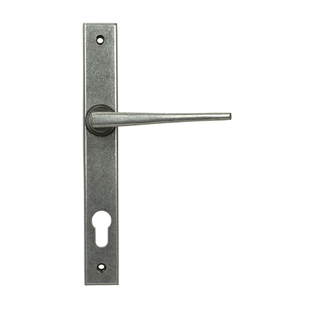 High quality images of the From The Anvil - Pewter Eaton Slimline Lever Espag. Lock Set | Sku. Anvil-52611 | available to order from Trade Door Handles, quick delivery at discounted prices.