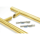 High quality images of the From The Anvil - Aged Brass (316) 0.6m Offset T Bar Handle B2B 32mm Ã˜ | Sku. Anvil-52619 | available to order from Trade Door Handles, quick delivery at discounted prices.