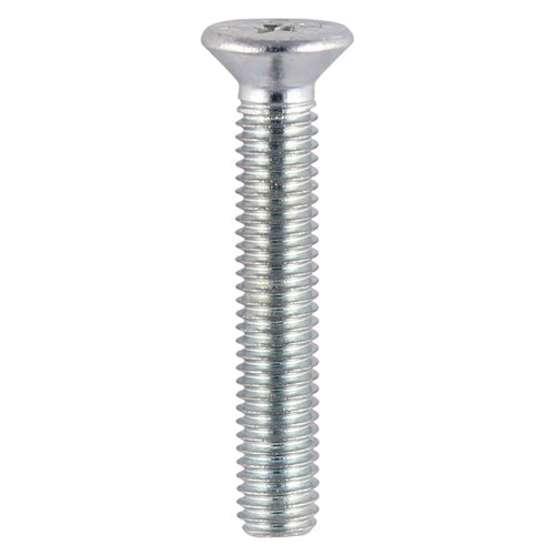 This is an image of Timco - Machine Screws - Countersunk - PH - Metric Thread - B Point - Zinc M5 x 40mm - (500 PCS Box) 540Z