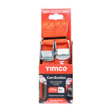 This is an image of Timco - Cam Buckles - Standard Duty 5m x 25mm (2 Pieces Box) 5CBTD2
