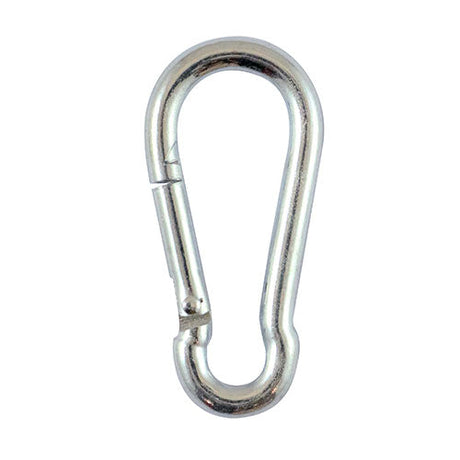 This is an image of Timco - Carbine Hooks - Zinc 5mm (10 Pieces Plain Bag) 5CHB