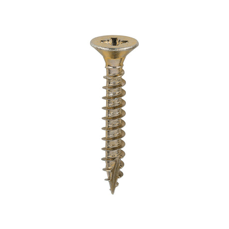 This is an image of Timco - Classic Multi-Purpose Screws - PZ - Double Countersunk - Yellow 6.0 x 40mm - (200 PCS Box) 60040CLAF