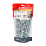 This is an image of Timco - Nylon Hammer Fixings - PZ - Zinc 6.0 x 40mm - (135 PCS TIMbag) 60040HFB