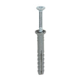 This is an image of Timco - Nylon Hammer Fixing - PZ - Zinc 6.0 x 40mm - (200 PCS Box) 60040HF