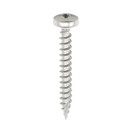 This is an image of Timco - Classic Multi-Purpose Screws - PZ - Pan Head - A2 Stainless Steel 6.0 x 50mm - (200 PCS Box) 60050CLAPSS