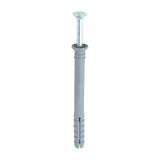 This is an image of Timco - Nylon Hammer Fixings - PZ - Zinc 6.0 x 60mm - (10 PCS TIMpac) 60060HFP