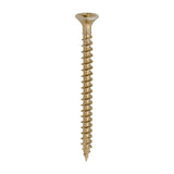 This is an image of Timco - C2 Strong-Fix Screws - PZ - Double Countersunk - Twin-Cut - Yellow 6.0 x 80mm - (200 PCS Box) 60080C2