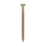 This is an image of Timco - Classic Multi-Purpose Screws - PZ - Double Countersunk - Yellow 6.0 x 80mm - (200 PCS Box) 60080CLAF