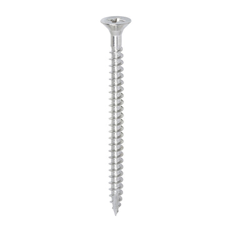 This is an image of Timco - Classic Multi-Purpose Screws - PZ - Double Countersunk - A2 Stainless Steel 6.0 x 80mm - (200 PCS Box) 60080CLASS