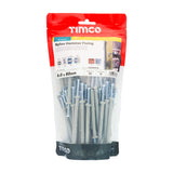 This is an image of Timco - Nylon Hammer Fixings - PZ - Zinc 6.0 x 80mm - (80 PCS TIMbag) 60080HFB