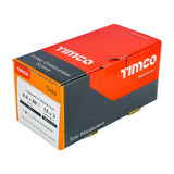 This is an image of Timco - Solo Chipboard & Woodscrews - PZ - Double Countersunk - Zinc 6.0 x 80mm - (200 PCS Box) 60080SOLOZ
