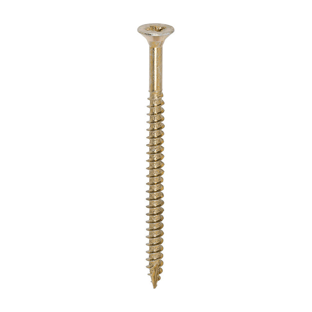 This is an image of Timco - Classic Multi-Purpose Screws - PZ - Double Countersunk - Yellow 6.0 x 90mm - (100 PCS Box) 60090CLAF