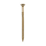 This is an image of Timco - C2 Clamp-Fix Screws - TX - Double Countersunk with Ribs - Twin-Cut - Yellow 6.0 x 100mm - (100 PCS Box) 60100C2C