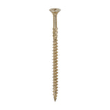 This is an image of Timco - C2 Strong-Fix Screws - PZ - Double Countersunk - Twin-Cut - Yellow 6.0 x 100mm - (100 PCS Box) 60100C2