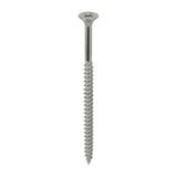 This is an image of Timco - Classic Multi-Purpose Screws - PZ - Double Countersunk - A4 Stainless Steel 6.0 x 100mm - (100 PCS Box) 60100CLA4