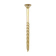 This is an image of Timco - C2 Strong-Fix Screws - PZ - Double Countersunk - Twin-Cut - Yellow 6.0 x 120mm - (100 PCS Box) 60120C2