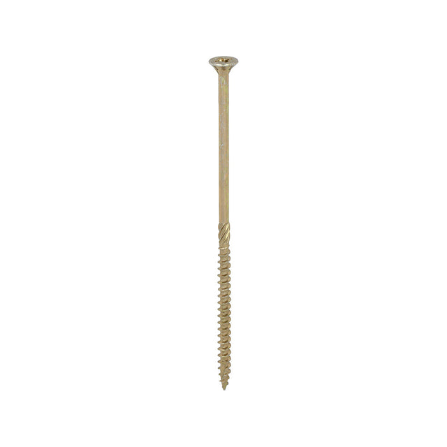 This is an image of Timco - C2 Strong-Fix Screws - PZ - Double Countersunk - Twin-Cut - Yellow 6.0 x 150mm - (100 PCS Box) 60150C2