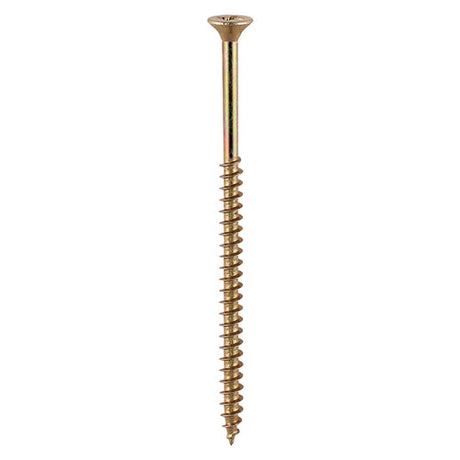 This is an image of Timco - Solo Woodscrews - PZ - Double Countersunk - Yellow 6.0 x 150mm - (35 PCS TIMbag) 60150CHYB