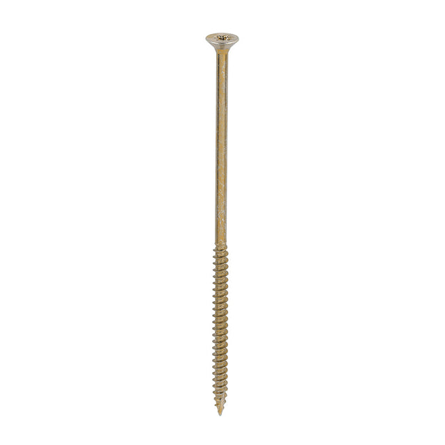 This is an image of Timco - Classic Multi-Purpose Screws - PZ - Double Countersunk - Yellow 6.0 x 150mm - (100 PCS Box) 60150CLAF