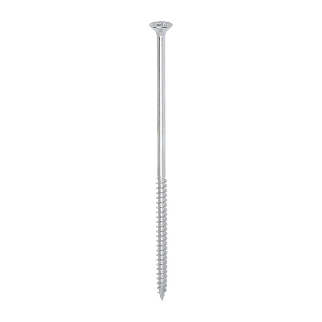 This is an image of Timco - Classic Multi-Purpose Screws - PZ - Double Countersunk - A2 Stainless Steel 6.0 x 150mm - (100 PCS Box) 60150CLASS