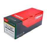 This is an image of Timco - Classic Multi-Purpose Screws - PZ - Double Countersunk - Yellow 6.0 x 200mm - (100 PCS Box) 60200CLAF