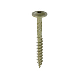 This is an image of Timco - Timber Frame Construction & Landscaping Screws - Wafer - Exterior - Green Organic 6.7 x 60mm - (50 PCS Box) 60INW