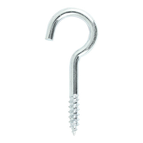This is an image of Timco - Screw Hooks - Zinc 60mm - (4 PCS TIMpac) 60SHP