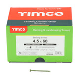 This is an image of Timco - TIMCO Decking Industry Pack 4.5 x 60mm - (1000 PCS Box) 60TDECKIND