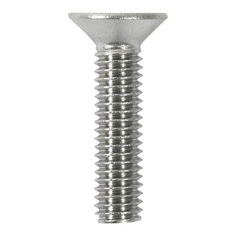 This is an image of Timco - Socket Screws - Countersunk - A2 Stainless Steel M6 x 25mm - (10 PCS Bag) 625CSKSSX
