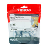 This is an image of Timco - Penny / Repair Washers - Zinc M6 x 25mm - (160 PCS TIMbag) 625WHPZB
