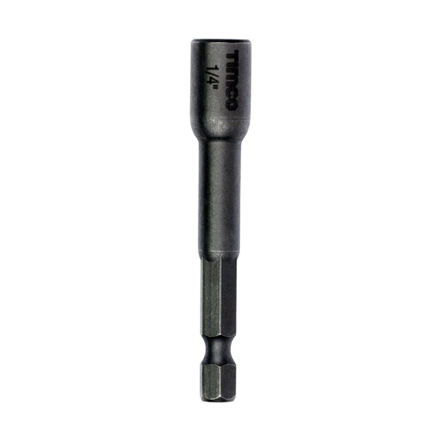 This is an image of Timco - Magnetic Socket Driver Bit - Hex 1/4 x 65 (1 Each Blister Pack) 635SDB