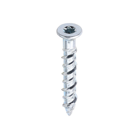 This is an image of Timco - Masonry Screws - TX - Countersunk - Zinc 6.0 x 40mm - (100 PCS Box) 640MFCSK