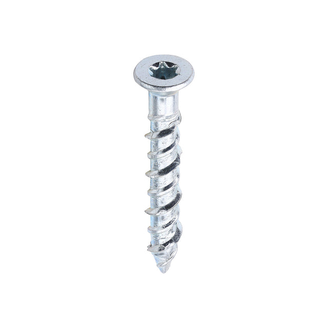 This is an image of Timco - Masonry Screws - TX - Countersunk - Zinc 6.0 x 40mm - (100 PCS Box) 640MFCSK