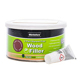 This is an image of Timco - Metolux 2 Part Styrene Free Wood Filler - White 275ml (1 Each Tin) 65431