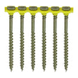 This is an image of Timco - C2 Collated Deck-Fix Screws - SQ - Countersunk with Ribs - Twin-Cut - Green 4.5 x 65mm - (500 PCS Box) 65C2DCOLL