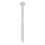 This is an image of Timco - Timber Frame Construction & Landscaping Screws - Hex - Exterior - Silver Organic 6.0 x 60mm - (10 PCS TIMbag) 660INI