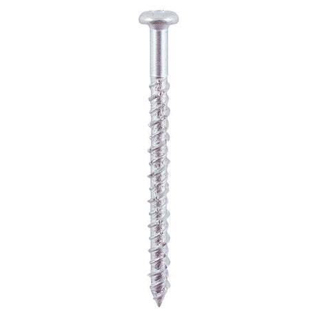 This is an image of Timco - Masonry Screws - TX - Pan - Zinc 6.0 x 60mm - (100 PCS Box) 660MFPAN