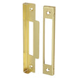 This is an image of Timco - 3 Lever Sashlock Rebate Kit - Electro Brass 13mm (1 Each Plain Bag) 675258