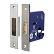 This is an image of Timco - Euro Deadlock - Satin Nickel 78 case / 56.5 backset (1 Each Box) 675955