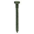 This is an image of Timco - Coach Screws - Hex - Exterior - Green 6.0 x 75mm - (10 PCS Bag) 675INCSB