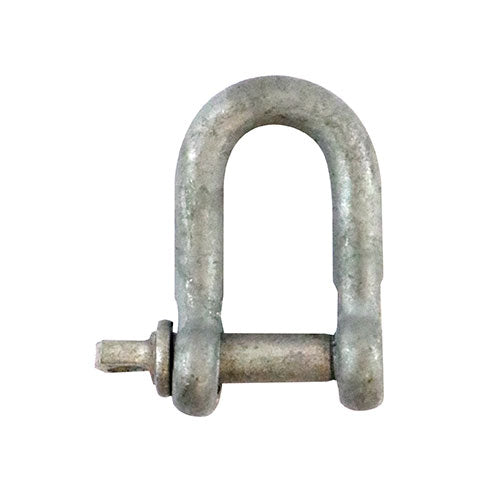 This is an image of Timco - Dee Shackles - Hot Dipped Galvanised 6mm (5 Pieces TIMpac) 6DSP