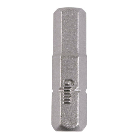 This is an image of Timco - S2 Driver Bits - HX 6.0 x 25 (2 Pieces Blister Pack) 6HX25GB