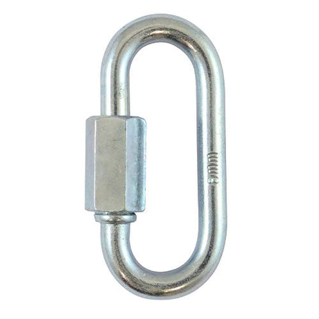 This is an image of Timco - Quick Repair Links - Zinc 6mm (10 Pieces Plain Bag) 6QLB