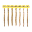 This is an image of Timco - Solo Collated Chipboard & Woodscrews - PH - Double Countersunk - Yellow 4.5 x 70mm - (500 PCS Box) 70SCOLY