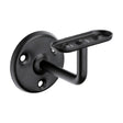 This is an image of Timco - Steel Handrail Bracket - Black 63mm (1 Each Bag) 712146