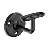 This is an image of Timco - Steel Handrail Bracket - Black 63mm (1 Each Bag) 712146