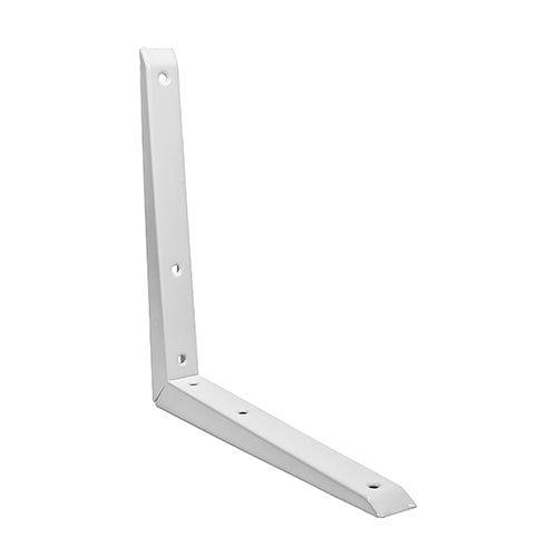 This is an image of Timco - Mitred Shelf Bracket - White 200 x 200mm (1 Each Unit) 712273